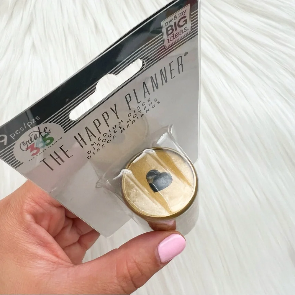 The Happy Planner Gold Medium Discs